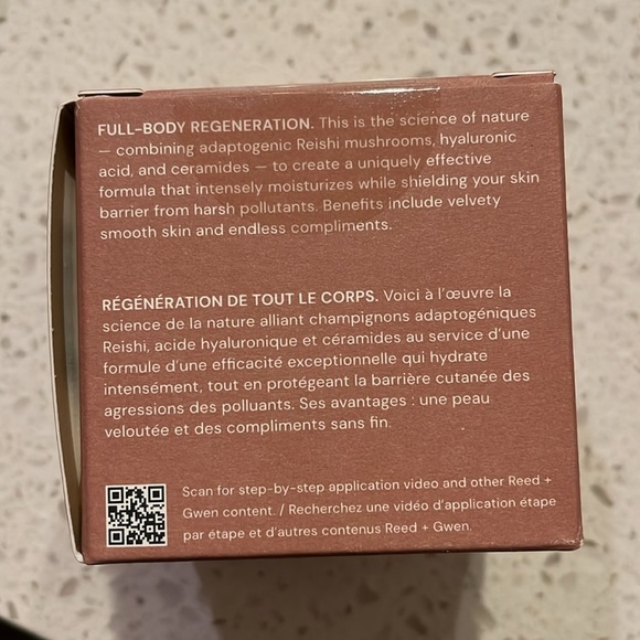 Reed + Gwen Supercharged Reishi Body Melt- New in Sealed Box - Picture 4 of 6